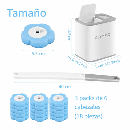 Cepillo Limpiador de Inodoro OLYMPIO™